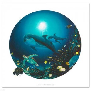 Undersea Life Limited Edition Giclee on Canvas by Renowned Artist Wyland