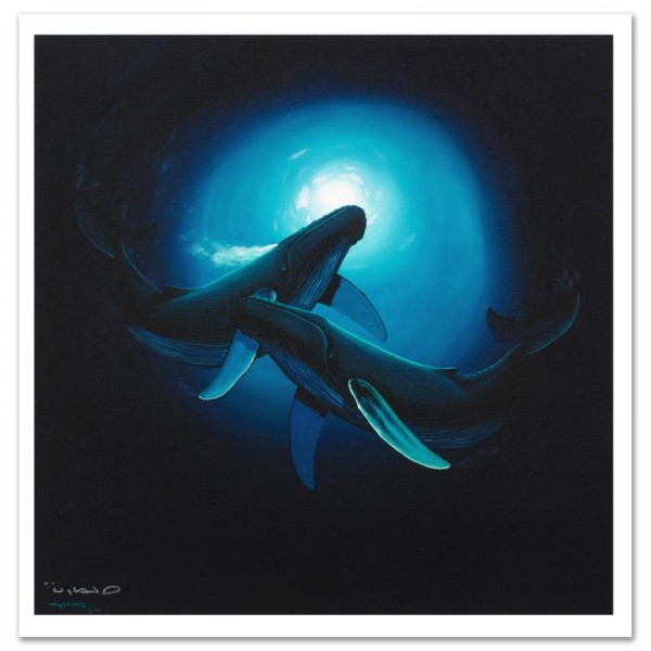 Sea Dance Limited Edition Giclee on Canvas by Renowned Artist Wyland