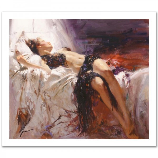 Morning Dreams Limited Edition Artist-Embellished Giclee on Stretched Canvas (42? x 36?) by Pino (1939-2010)