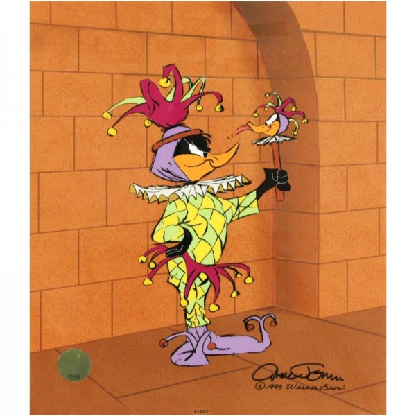 Rude Jester by Chuck Jones (1912-2002)! Sold Out Limited Edition Animation Cel with Hand Painted Color. AP Numbered and Hand Signed
