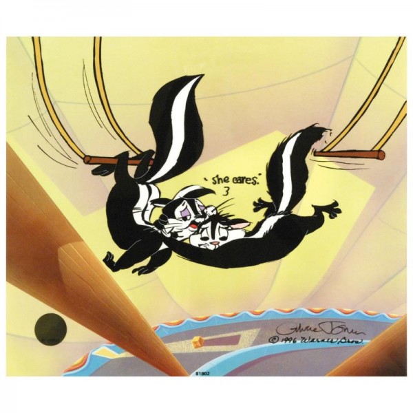 Kitty Catch by Chuck Jones (1912-2002)! Sold Out Limited Edition Animation Cel with Hand Painted Color Numbered and Hand Signed
