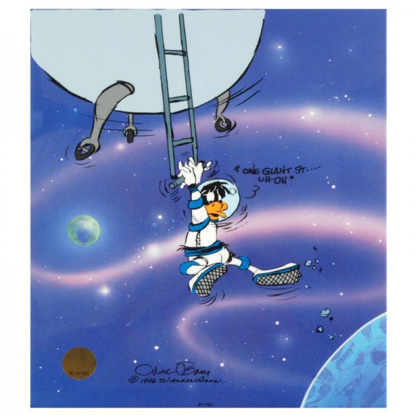 Looney Landing by Chuck Jones (1912-2002)! Sold Out Limited Edition Animation Cel with Hand-Painted Color! Numbered and Hand Signed with Certificate of Authenticity!