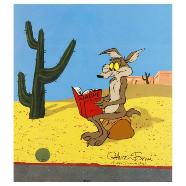 Acme Catalogue Sold Out Limited Edition Animation Cel with Hand Painted Color! Numbered and Hand Signed by Chuck Jones (1912-2002) with Certificate of Authenticity!