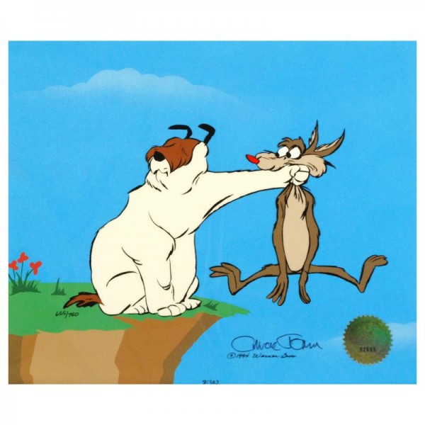 Suspended Animation Sold Out! Limited Edition Animation Cel with Hand-Painted Color! Numbered and Hand Signed by Chuck Jones (1912-2002) with Certificate of Authenticity!