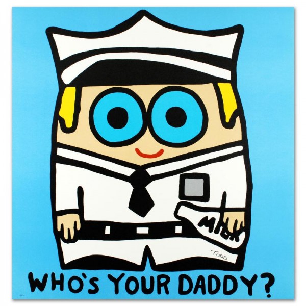 Who's Your Daddy Limited Edition Lithograph by Todd Goldman
