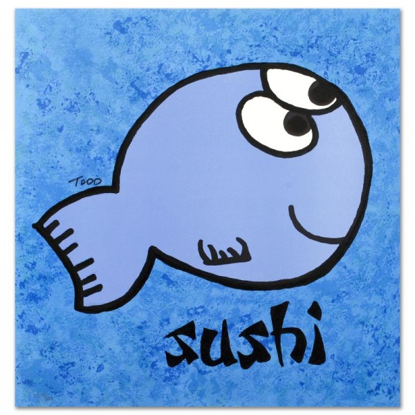 Sushi Limited Edition Lithograph by Todd Goldman