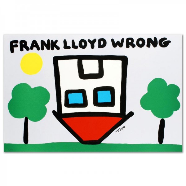Frank Lloyd Wrong Limited Edition Lithograph by Todd Goldman