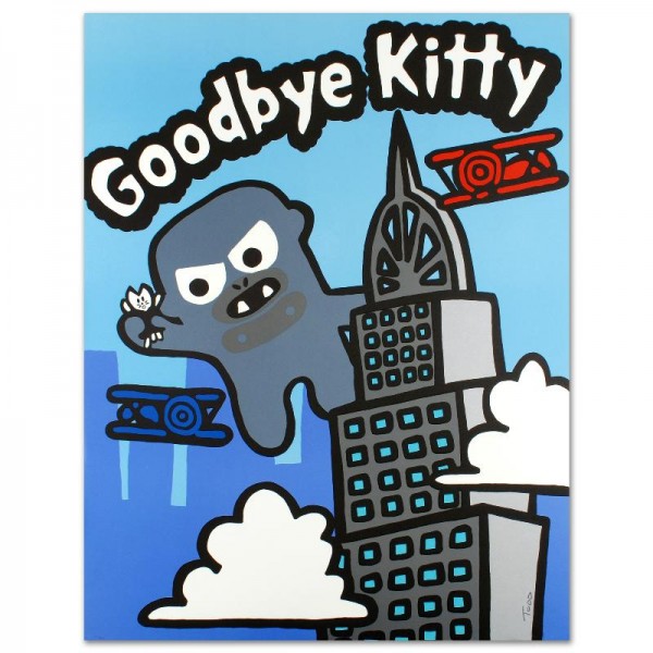 Goodbye Kitty Limited Edition Lithograph (32.5" x 42") by Todd Goldman