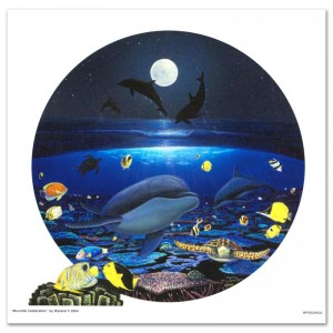 Moonlight Celebration LIMITED EDITION Giclee on Canvas by renowned artist WYLAND