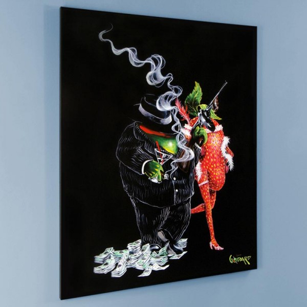 Gangster Love LIMITED EDITION Giclee on Canvas by Michael Godard