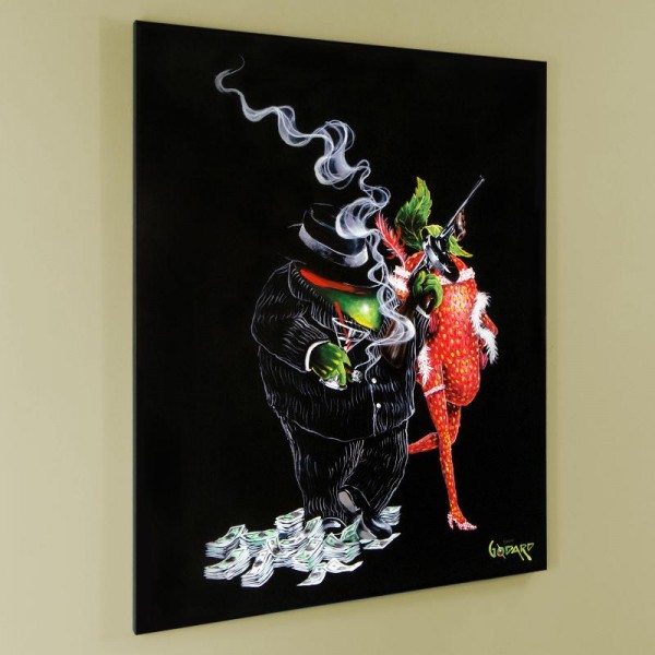 Gangster Love LIMITED EDITION Giclee on Canvas (28" x 35") by Michael Godard