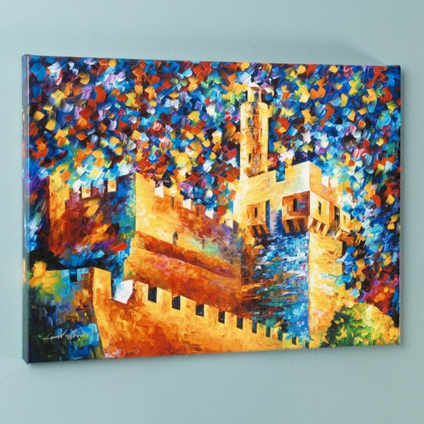 David's Citadel LIMITED EDITION Giclee on Canvas by Leonid Afremov