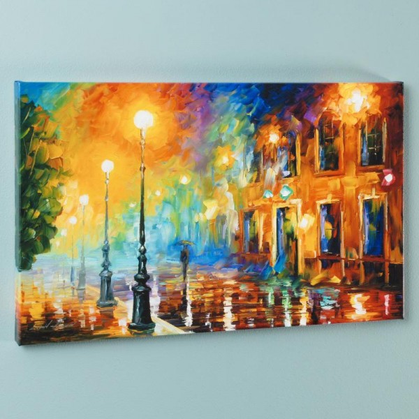 Misty City LIMITED EDITION Giclee on Canvas by Leonid Afremov