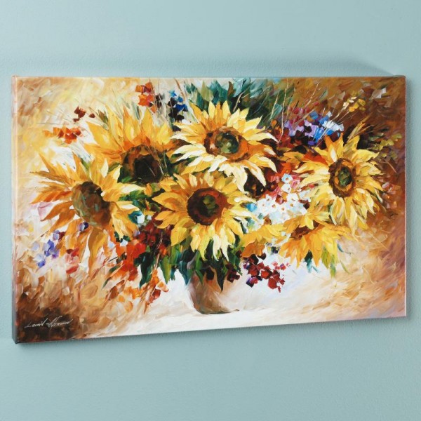 Sunflowers LIMITED EDITION Giclee on Canvas by Leonid Afremov