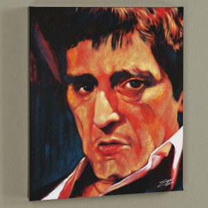 Pacino Limited Edition Giclee on Canvas by Stephen Fishwick
