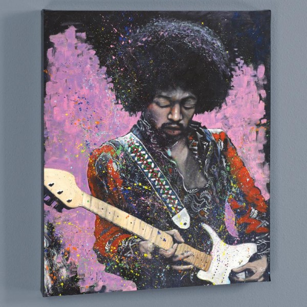 Jimi LIMITED EDITION Giclee on Canvas by Stephen Fishwick