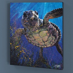 Kemp's Ridley LIMITED EDITION Giclee on Canvas by Stephen Fishwick