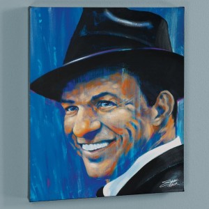Old Blue Eyes LIMITED EDITION Giclee on Canvas by Stephen Fishwick