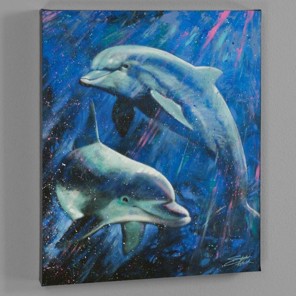 Life Aquatic LIMITED EDITION Giclee on Canvas by Stephen Fishwick