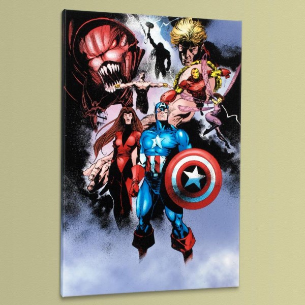 Avengers #99 Annual Limited Edition Giclee on Canvas by Leonardo Manco and Marvel Comics