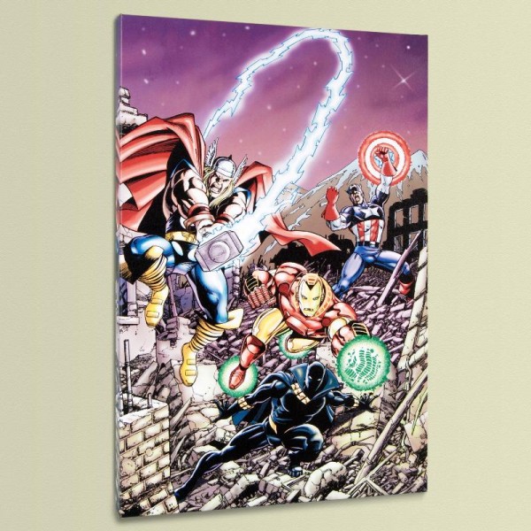 Avengers #21 LIMITED EDITION Giclee on Canvas by George Perez and Marvel Comics