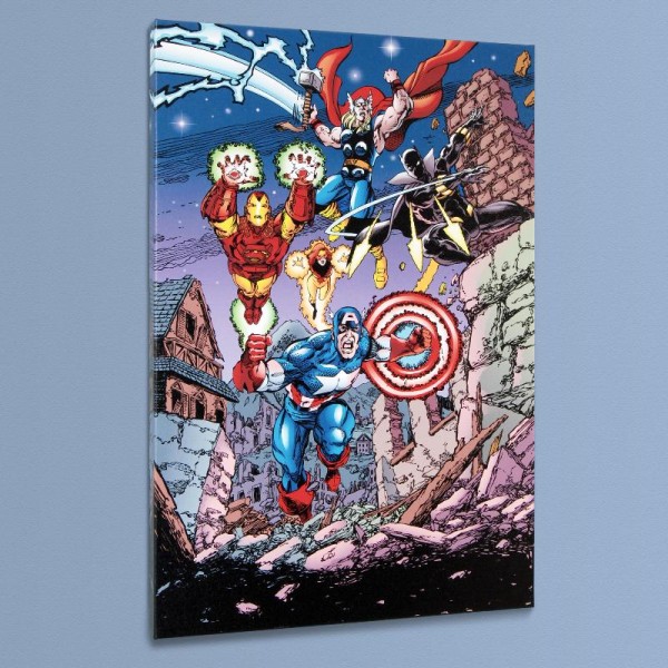 Avengers #21 LIMITED EDITION Giclee on Canvas by George Perez and Marvel Comics