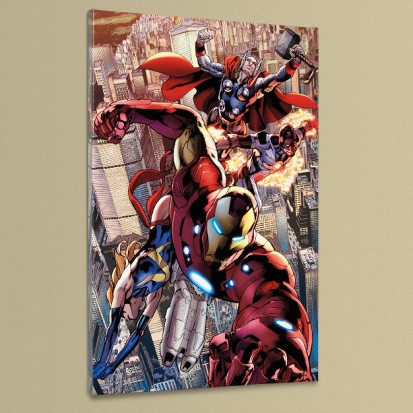 Avengers #12.1 Extremely LIMITED EDITION Giclee on Canvas by Bryan Hitch and Marvel Comics