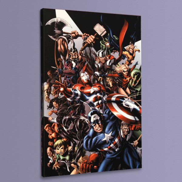 Avengers Assemble #1 LIMITED EDITION Giclee on Canvas by Mike McKone and Marvel Comics
