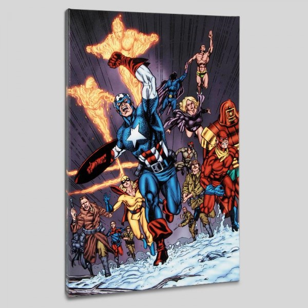 Avengers/Invader #11 Limited Edition Giclee on Canvas by Steve Sadowski and Marvel Comics