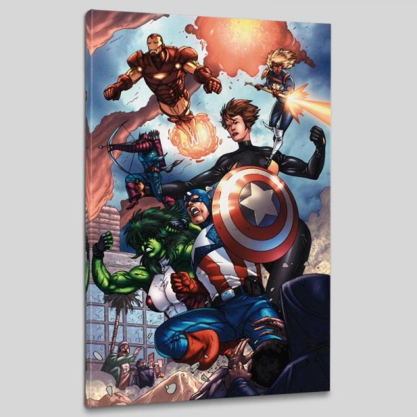 Avengers #84 LIMITED EDITION Giclee on Canvas by Scott Kolins and Marvel Comics