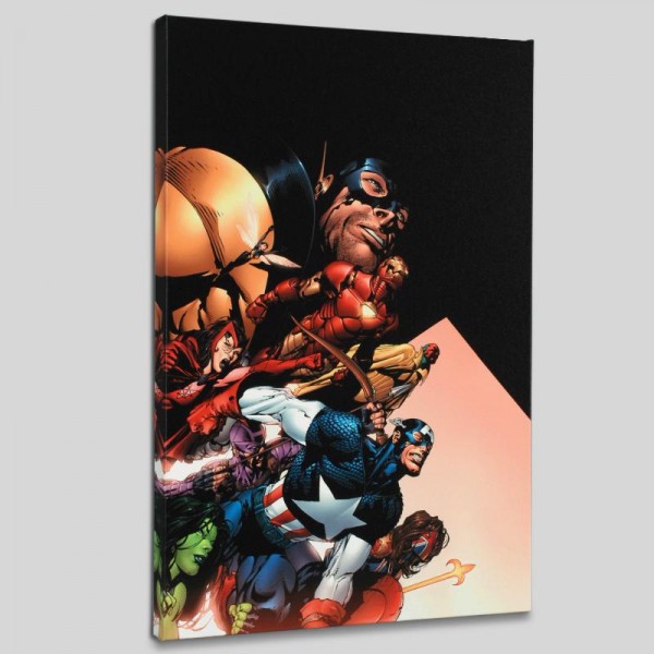 Avengers #500 LIMITED EDITION Giclee on Canvas by David Finch and Marvel Comics
