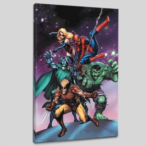 Avengers and the Infinity Gauntlet #3 LIMITED EDITION Giclee on Canvas by Tom Grummett and Marvel Comics
