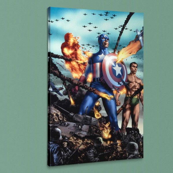 Giant-Size Invaders #2 LIMITED EDITION Giclee on Canvas by Jay Anacleto and Marvel Comics