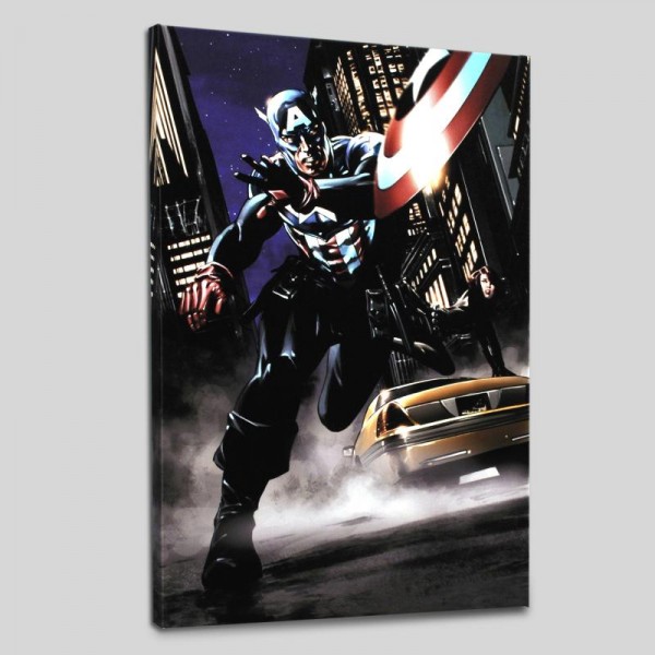 Captain America #34 Limited Edition Giclee on Canvas by Steve Epting and Marvel Comics