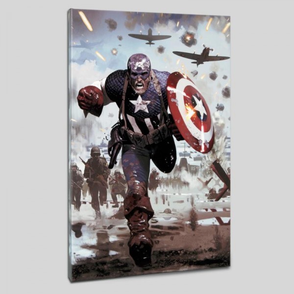 Captain America #615 LIMITED EDITION Giclee on Canvas by Daniel Acuna and Marvel Comics