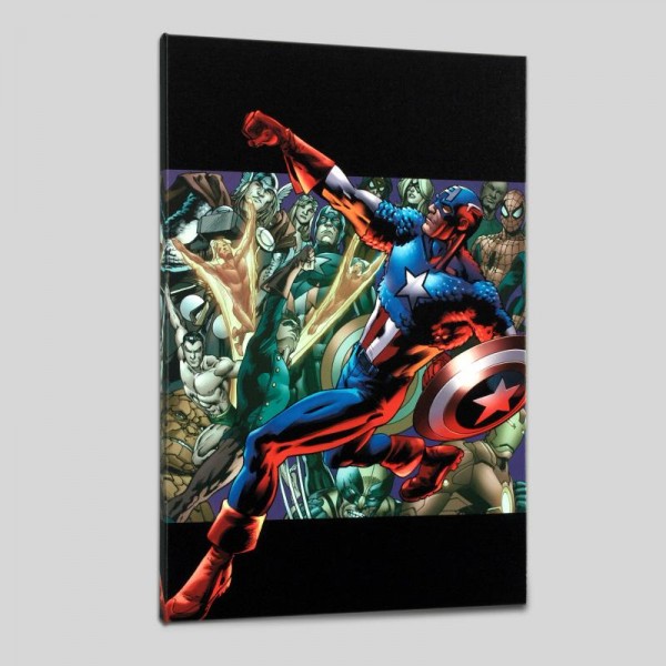 Captain America: Man Out of Time #5 Limited Edition Giclee on Canvas by Bryan Hitch and Marvel Comics