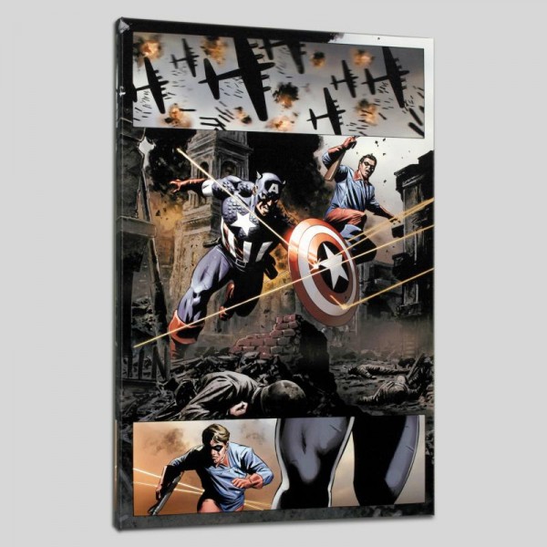 Captain America #37 Limited Edition Giclee on Canvas by Steve Epting and Marvel Comics