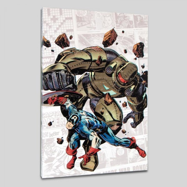 Captain America: The 1940s Newspaper Strip #2 LIMITED EDITION Giclee on Canvas by Butch Guice and Marvel Comics