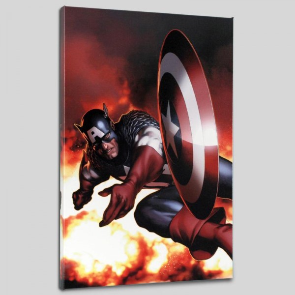 Captain America #2 Limited Edition Giclee on Canvas by Steve McNiven and Marvel Comics