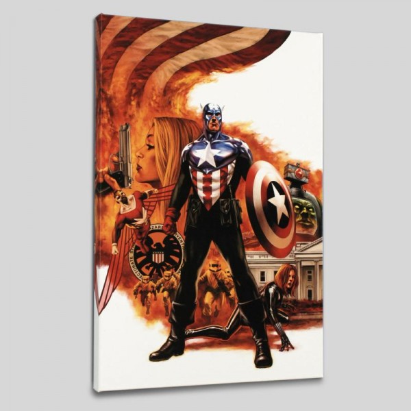 Captain America #41 LIMITED EDITION Giclee on Canvas by Steve Epting and Marvel Comics