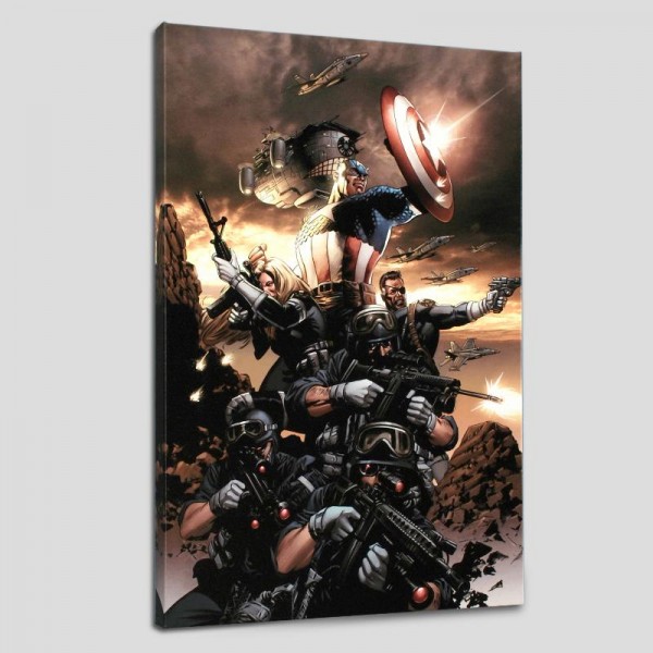 Captain America N9 LIMITED EDITION Giclee on Canvas by Steve Epting and Marvel Comics