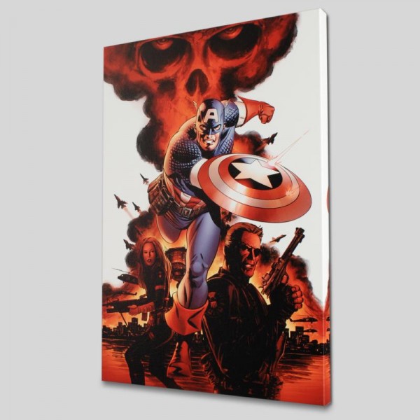 Captain America #1 LIMITED EDITION Giclee on Canvas by Steve Epting and Marvel Comics