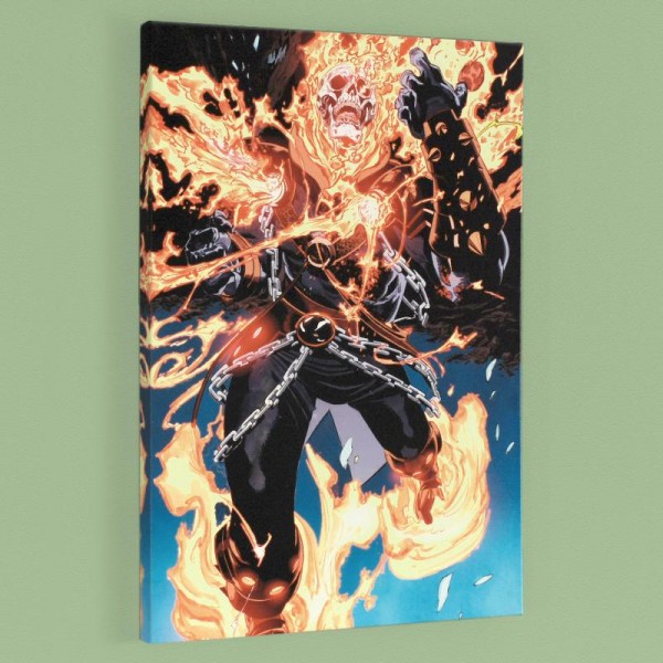 Ghost Rider #28 LIMITED EDITION Giclee on Canvas by Tan Eng Huat and Marvel Comics