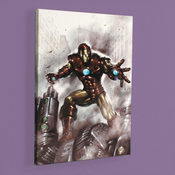 Indomitable Iron Man #1 LIMITED EDITION Giclee on Canvas by Lucio Parrillo and Marvel Comics
