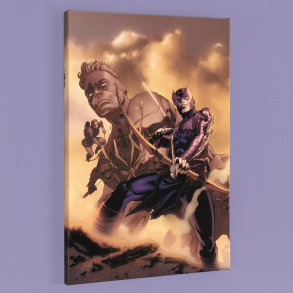 Hawkeye: Blindside #4 LIMITED EDITION Giclee on Canvas by Mike Perkins and Marvel Comics