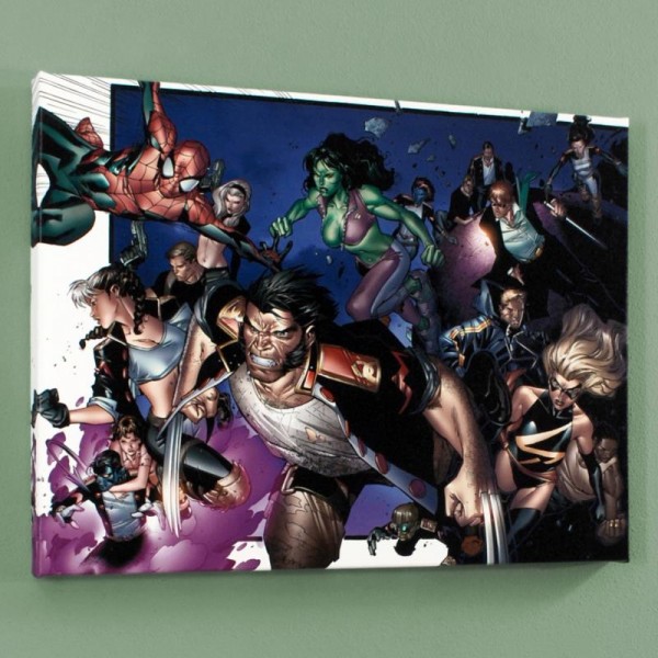 House of M #6 Limited Edition Giclee on Canvas by Oliver Coipel and Marvel Comics