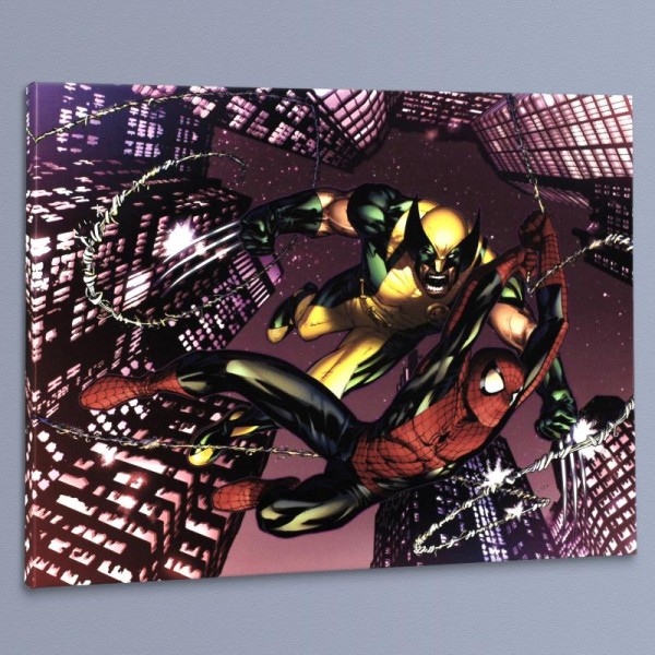 Astonishing Spider-Man & Wolverine #1 Limited Edition Giclee on Canvas by Adam Kubert and Marvel Comics