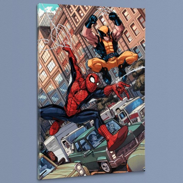 Astonishing Spider-Man & Wolverine #1 Limited Edition Giclee on Canvas by Nicholas Bradshaw and Marvel Comics