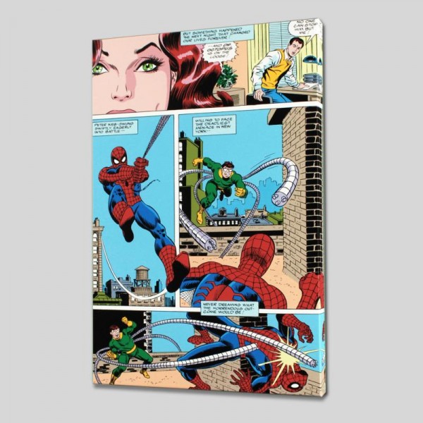 Amazing Spider-Man #90 LIMITED EDITION Giclee on Canvas by John Romita Sr. and Marvel Comics