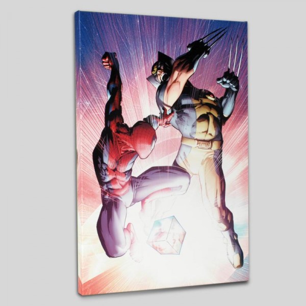 Astonishing Spider-Man & Wolverine #3 Limited Edition Giclee on Canvas by Adam Kubert and Marvel Comics! Numbered with Certificate of Authenticity! Gallery Wrapped and Ready to Hang!